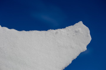 Piece of compact snow from Spain