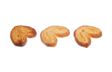 Biscuit isolated on white background. Clipping path.