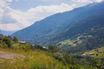 Fototapeta na wymiar alpes mountain landscape