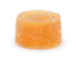 Marmalade candy isolated on white background