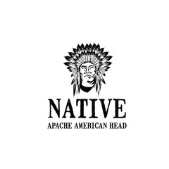 Indian Apache Native, apache american head exclusive design inspiration