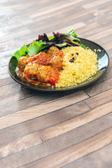 Delicious Provencal and semolina meatballs