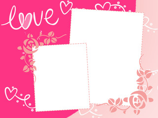 background with hearts