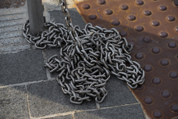 long iron chain
