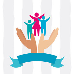 happy youth day flat design