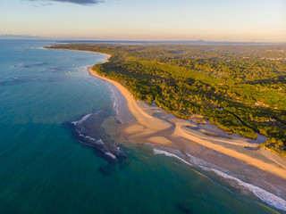 Trancoso, Brazil - July/15/ 2019 - The beauty of low tide in Trancoso