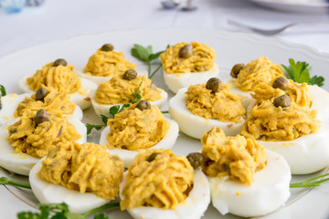 Easter eggs blessed as a starter