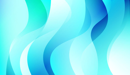 Curve Line and Wave Layer Background. For Cover Page, Landing Page, Banner. Colorful Vector Illustration.