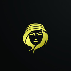 war girl logo icon