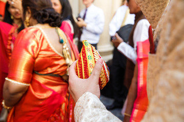 Indian national wedding rituals. Wedding in Vienna
