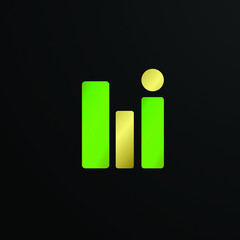 graphic bar logo icon