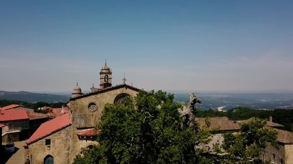 AERIAL VIEW OF SANTA MARIÑA CHURCH (ALLARIZ)