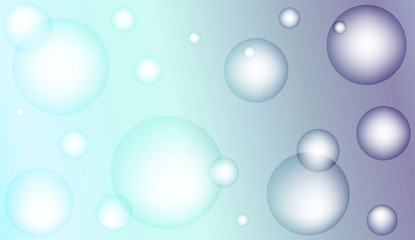 Abstract illustration with blurred drops. For flyer, brochure, booklet and websites design Bright Gradient Color Vector illustration.