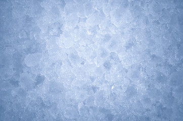 crushed ice in front of the white background