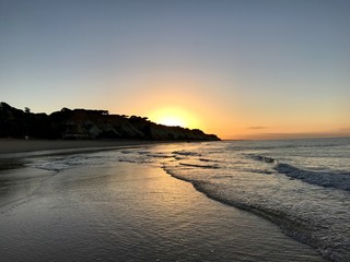 Portugal beach sunset