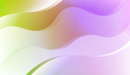 Wave Abstract Background. For Business Presentation Wallpaper, Flyer, Cover. Vector Illustration with Color Gradient.