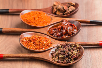 Pepper, pepper, aniseed and other spices