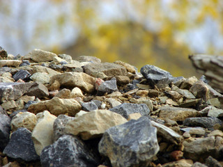 stones on the beach