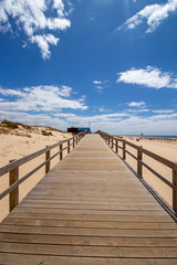walkway on the beach