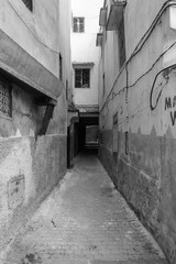 Obraz premium Old streets in old Moroccan city