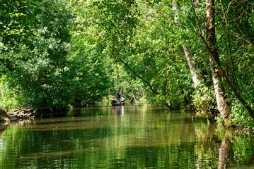 Marais Poitevin nature reserve in Charente Maritime