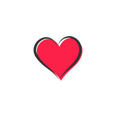 heart icons, love symbols vector