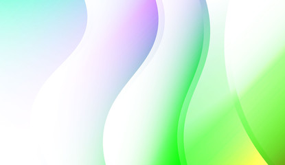 Creative Wavy Background. For Design Flyer, Banner, Landing Page. Colorful Vector Illustration.