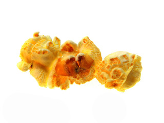 popcorn isolated on white background
