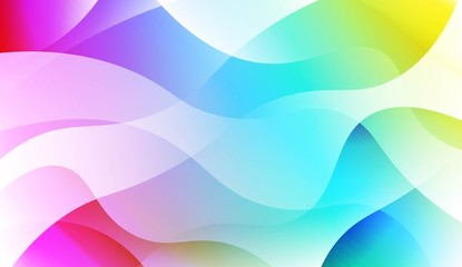 Geometric Pattern With Lines, Wave. For Your Design Ad, Banner, Cover Page. Vector Illustration with Color Gradient.