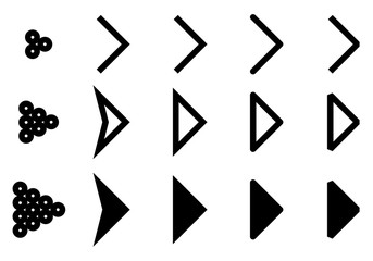 set of arrow icons