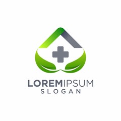 home leaf care logo design