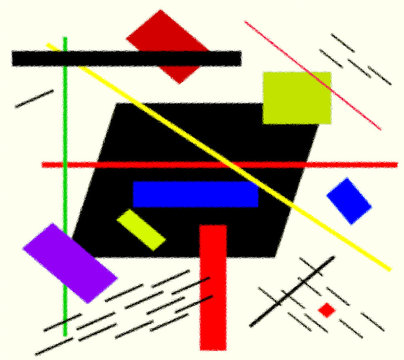 Abstract geometric colorful background. in style suprematism art 