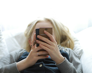 Daughter watching YouTube