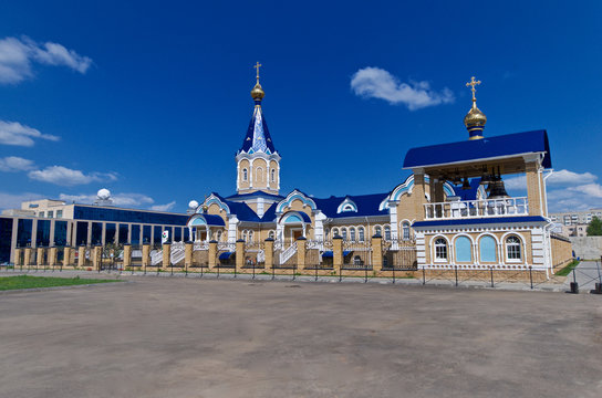 Seraphim Church. City Izhevsk, Udmurt Republic, Russia