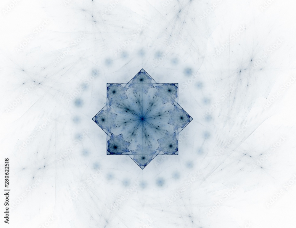 Poster abstract fractal background - computer-generated image. digital art. converging toward the center of