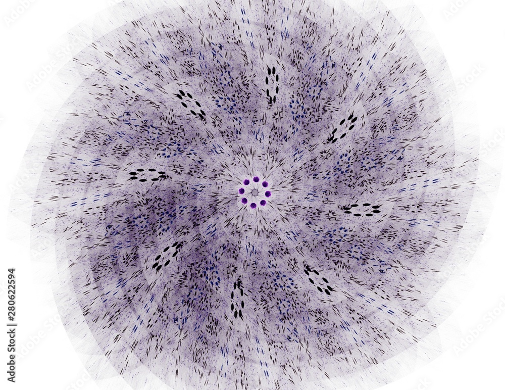 Poster abstract fractal background - computer-generated image. digital art. converging toward the center of