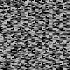 Grey triangle pattern. Seamless vector background