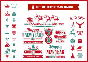 christmas Retro Vector for banner