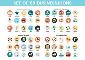 Fototapeta Business icons set for business obraz