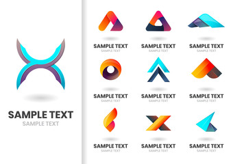 Modern Shape Vector for banner