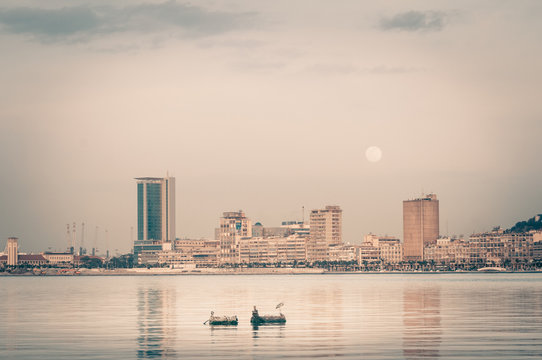 View of city from waterfront, Luanda, Angola