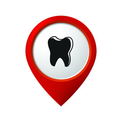 Pointer dentistry, vector illustration