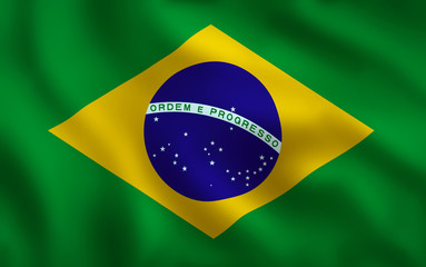 Brazilian Flag Image Full Frame