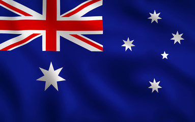 Australia Flag Image Full Frame