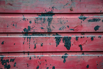 Pink grunge corrugated metal worn rough vintage background texture