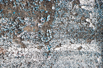 Blue and white grunge wall ugly surface vintage texture background