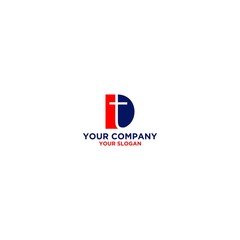 D Church Logo Design Vector