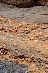 地層背景砂利入り