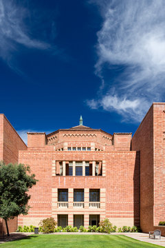 Powell Library on the campus of UCLA