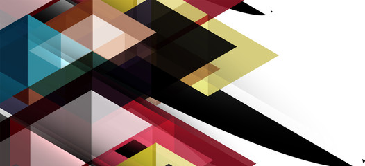 Modern mosaic triangle template background, great design for any purposes. Abstract geometric graphic design triangle pattern. Geometric line pattern.